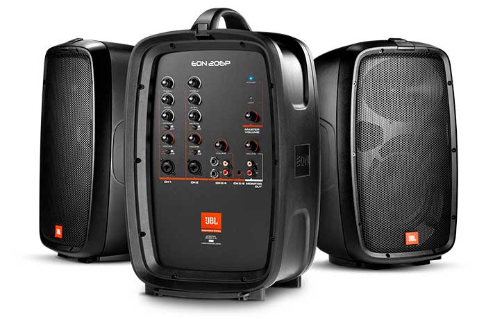 JBL EON206P PA System rental tulsa